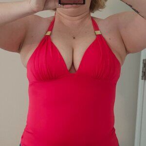 Bright Pink Swim Top by Victoria's Secret, Size M